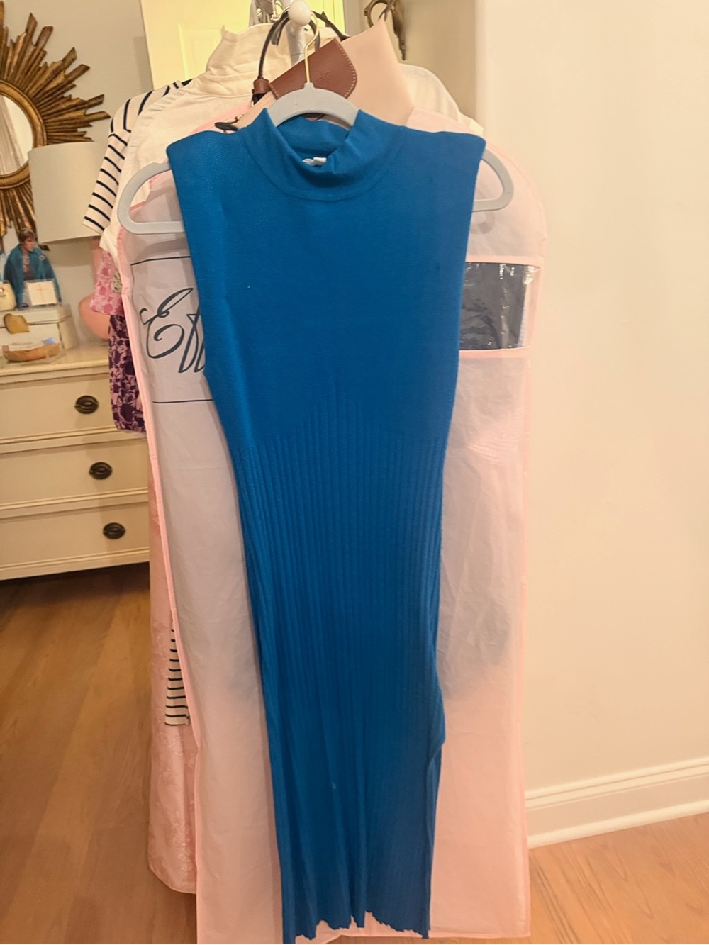 Le Lis Blue Sweater Long Dress